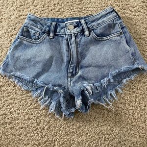 Pacsun High Rise Festival Jean Shorts